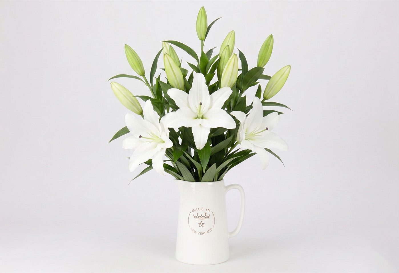 White Lily Blooms