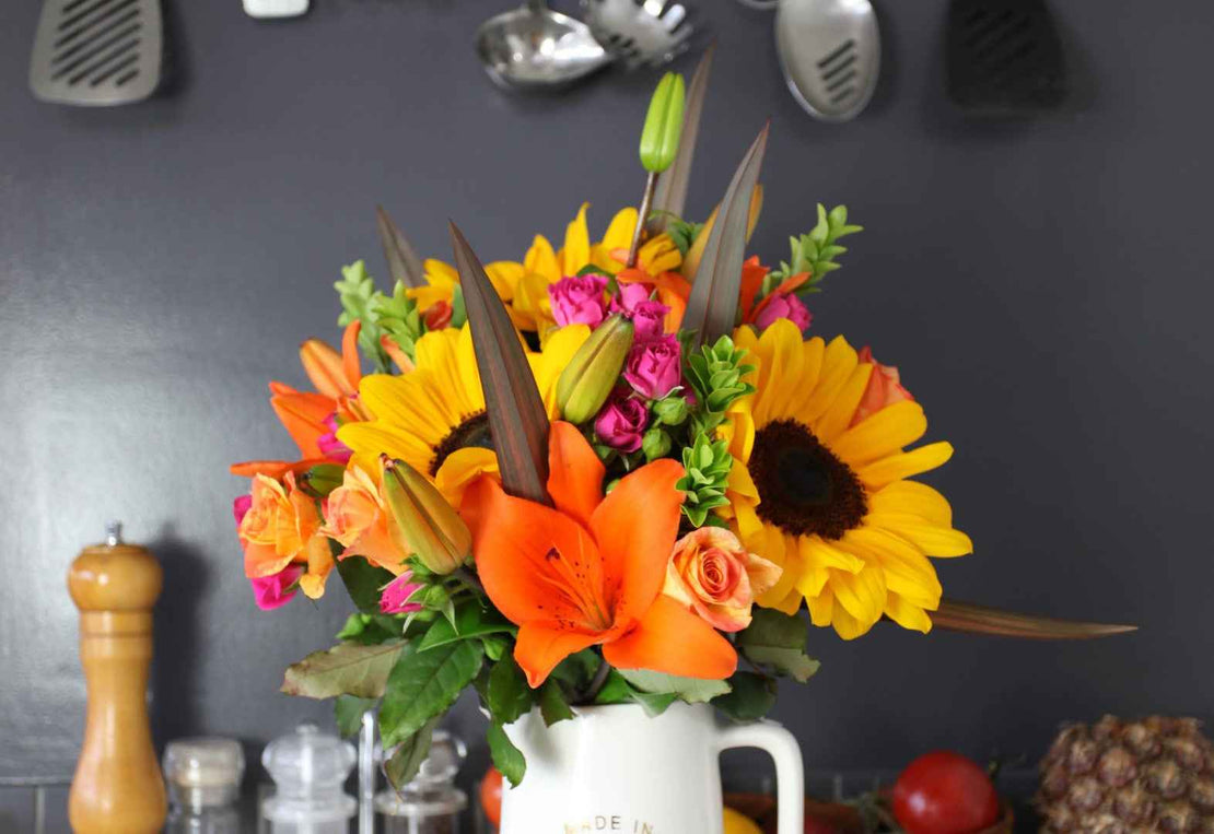 Bright Mixed Blooms