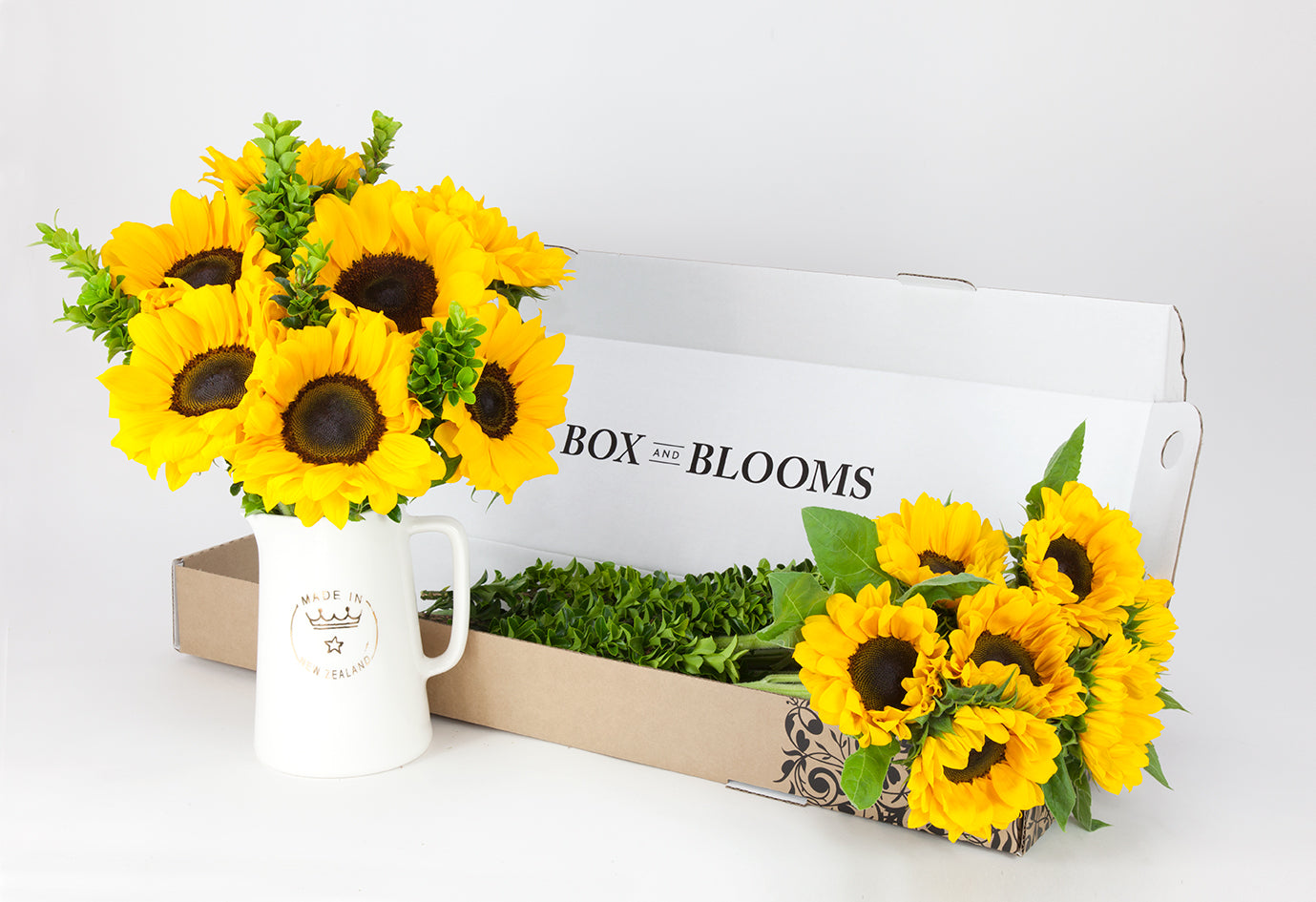 Yellow Sunflower Blooms